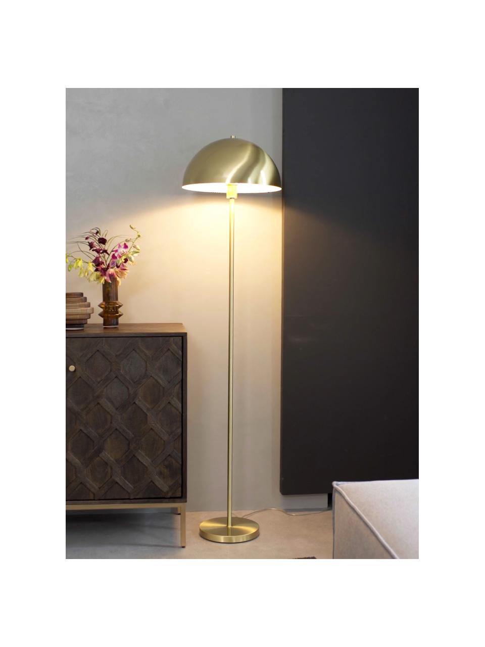 Stojacia lampa Matilda, Mosadzné odtiene, Ø 40 x V 164 cm