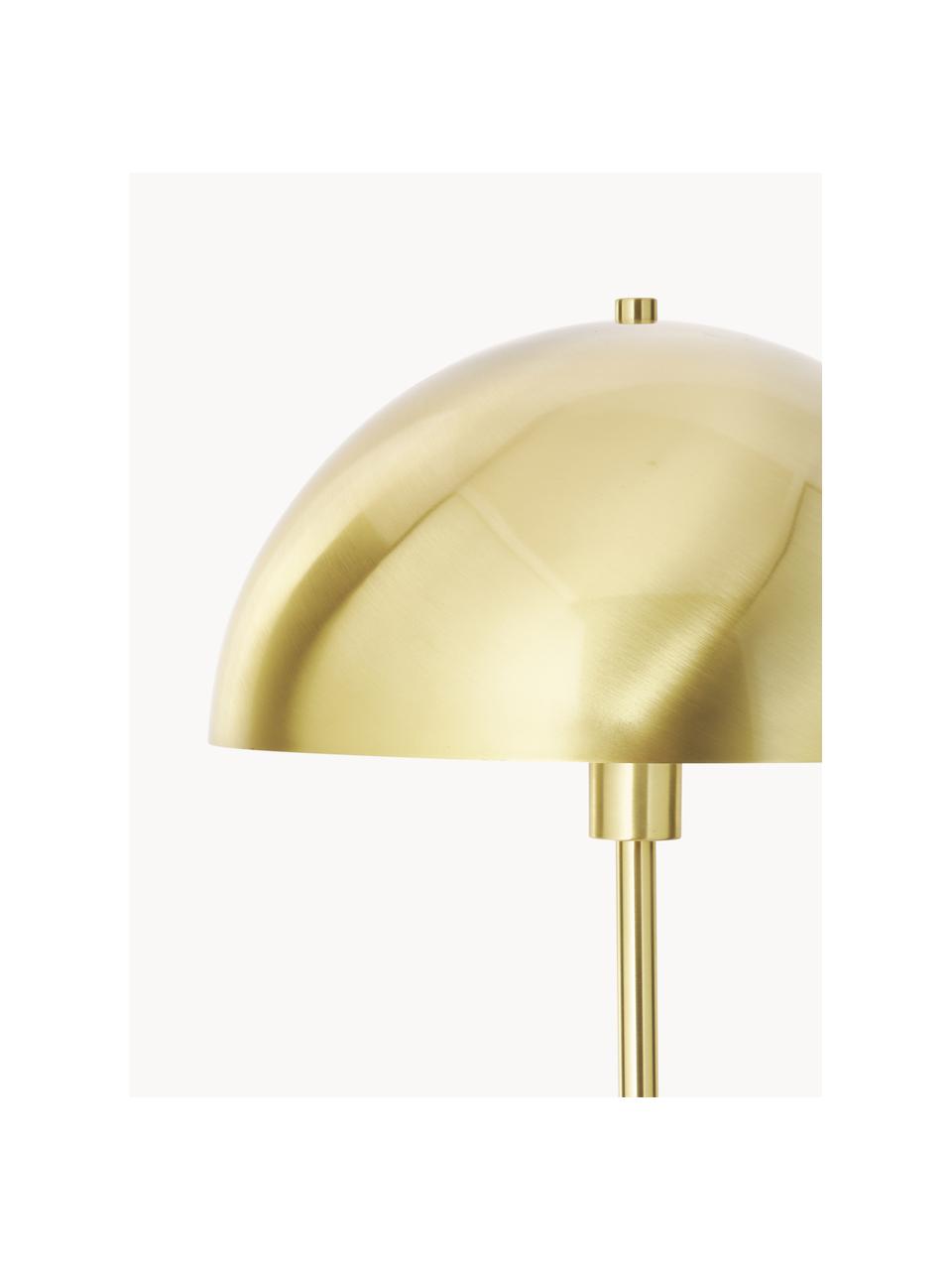Lampada da terra Matilda, Paralume: metallo spazzolato, Base della lampada: metallo ottonato, Ottonato, Alt. 164 cm
