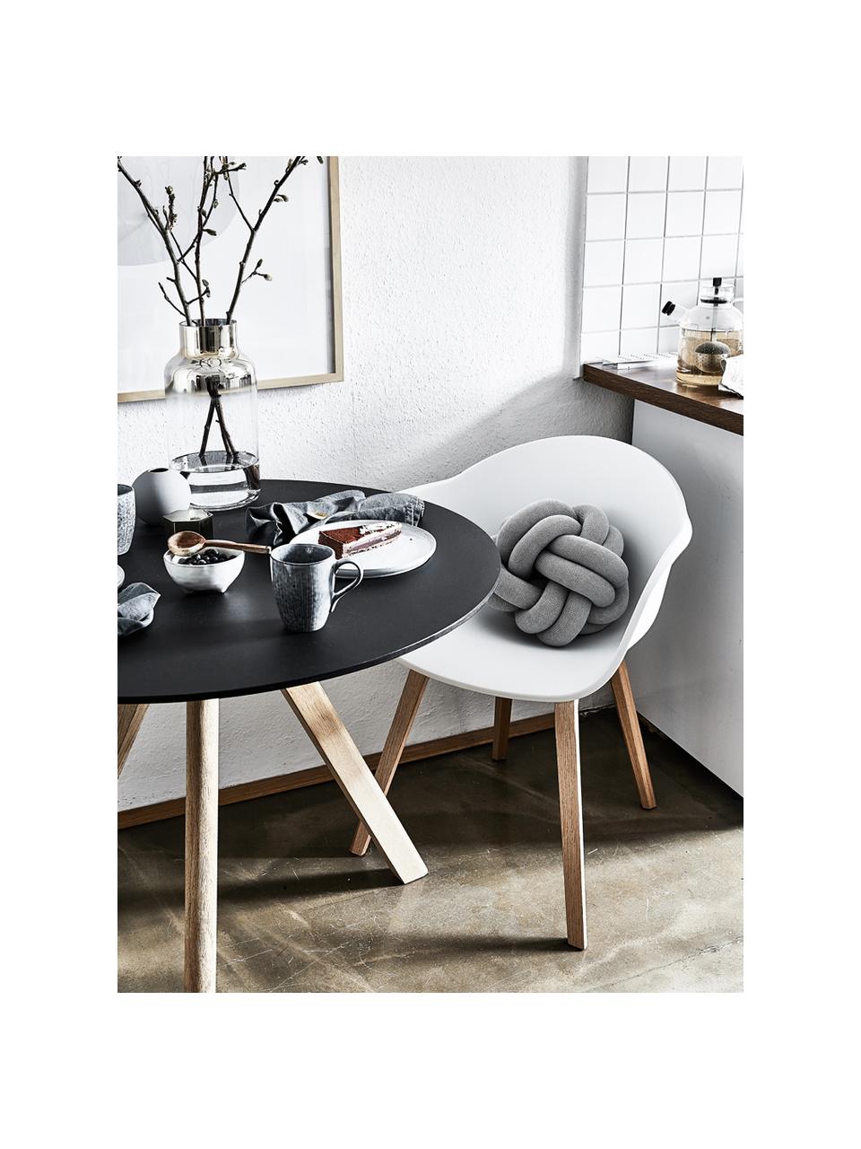 Chaise coque scandinave Claire, Blanc, bois de hêtre, larg. 60 x prof. 54 cm