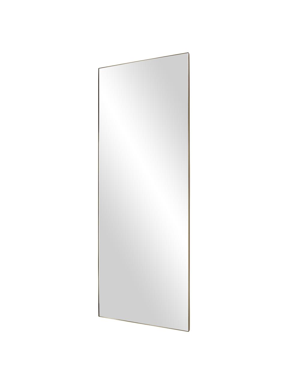 Lustro z metalową ramą Cato, Odcienie złotego, S 60 x W 160 cm