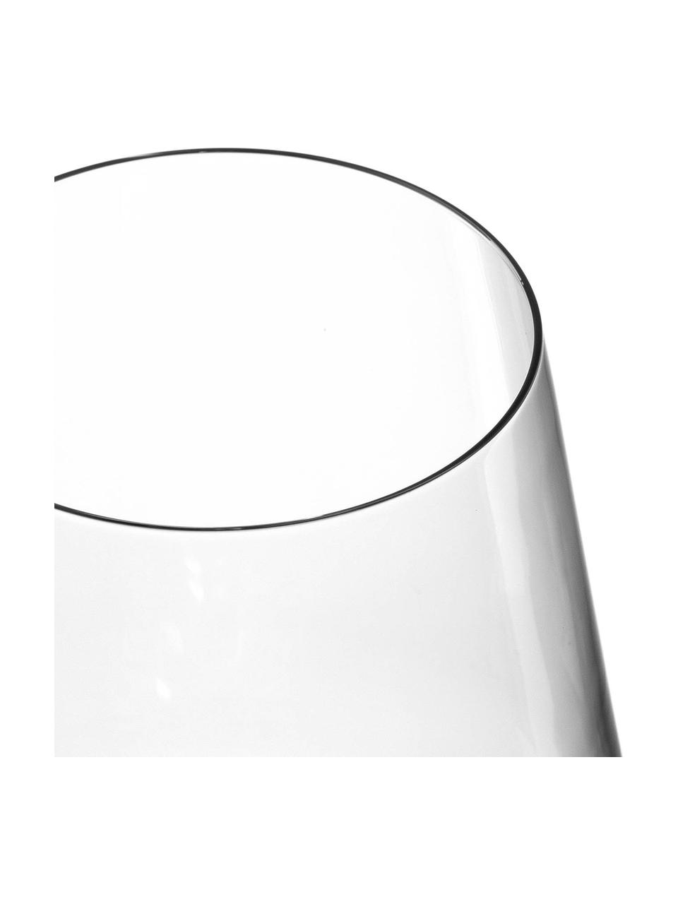 Rode wijnglazenset Puccini, 6-delig, Kristalglas, Transparant, Ø 11 x H 26 cm, 750 ml