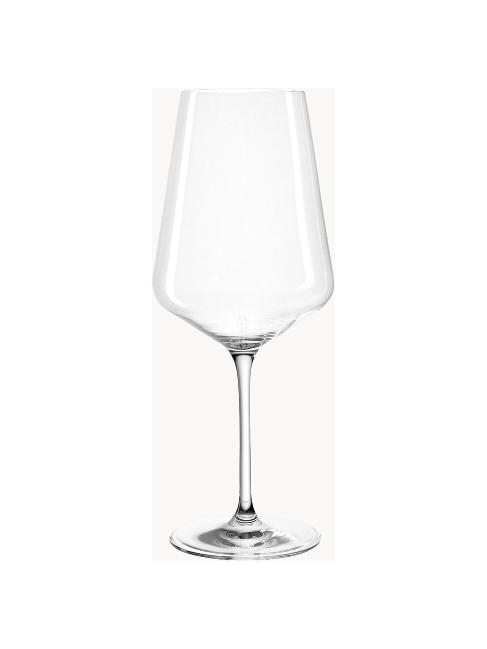 Bicchieri per vino rosso di cristallo Puccini, 6 pz., Vetro di cristallo, Trasparente, Ø 11 x Alt. 26 cm, 750 ml