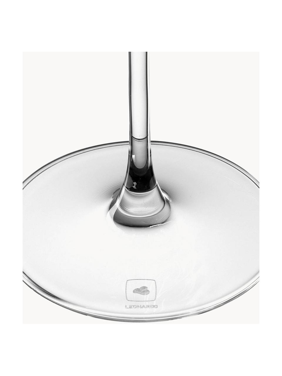 Křišťálové sklenice na červené víno Puccini, 6 ks, Křišťál, Transparentní, Ø 11 cm, V 26 cm, 750 ml
