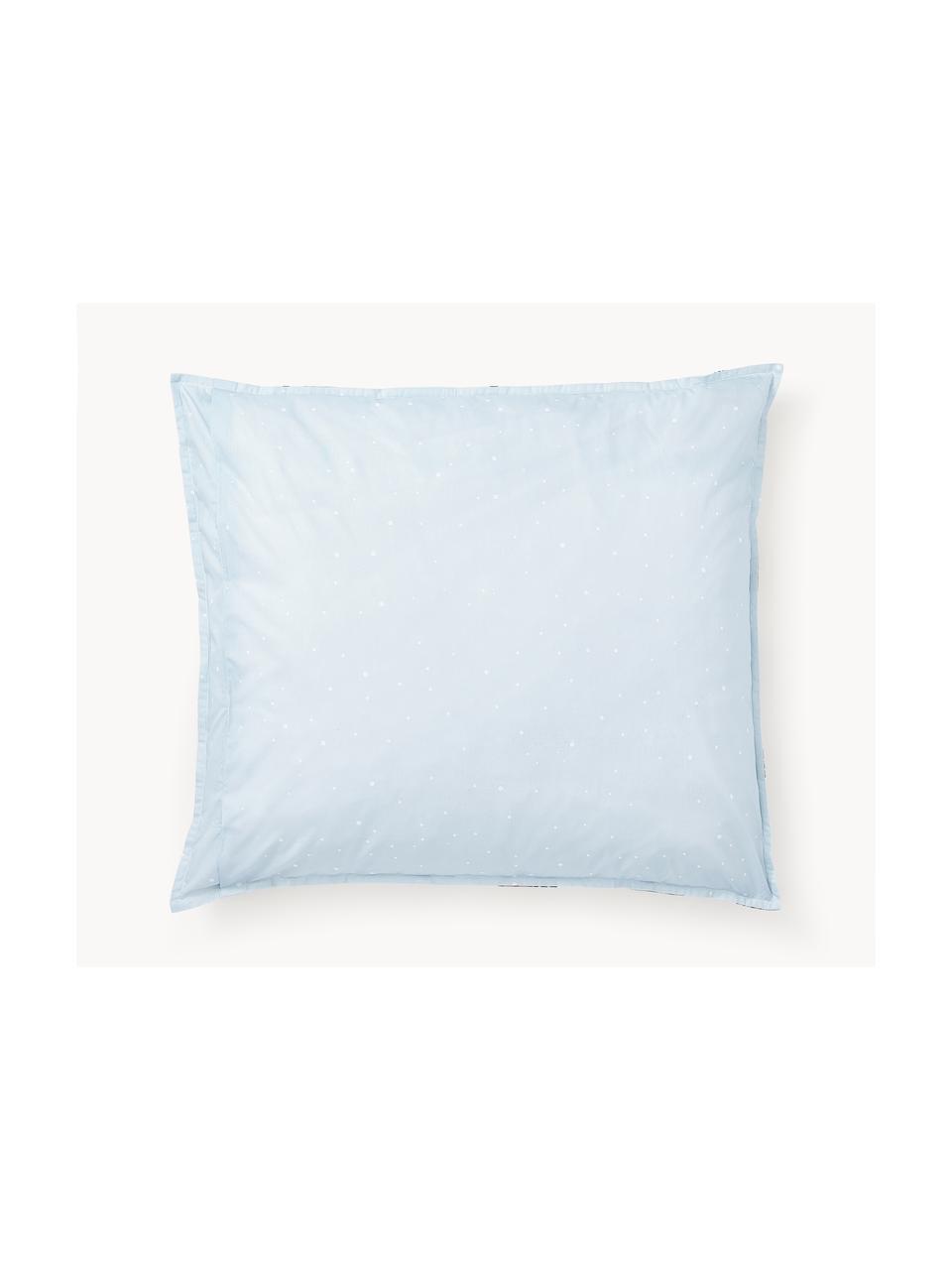 Oboustranný povlak na polštář z bavlněného perkálu se zimním potiskem Homecoming, Bílá, více barev, Š 40 cm, D 80 cm