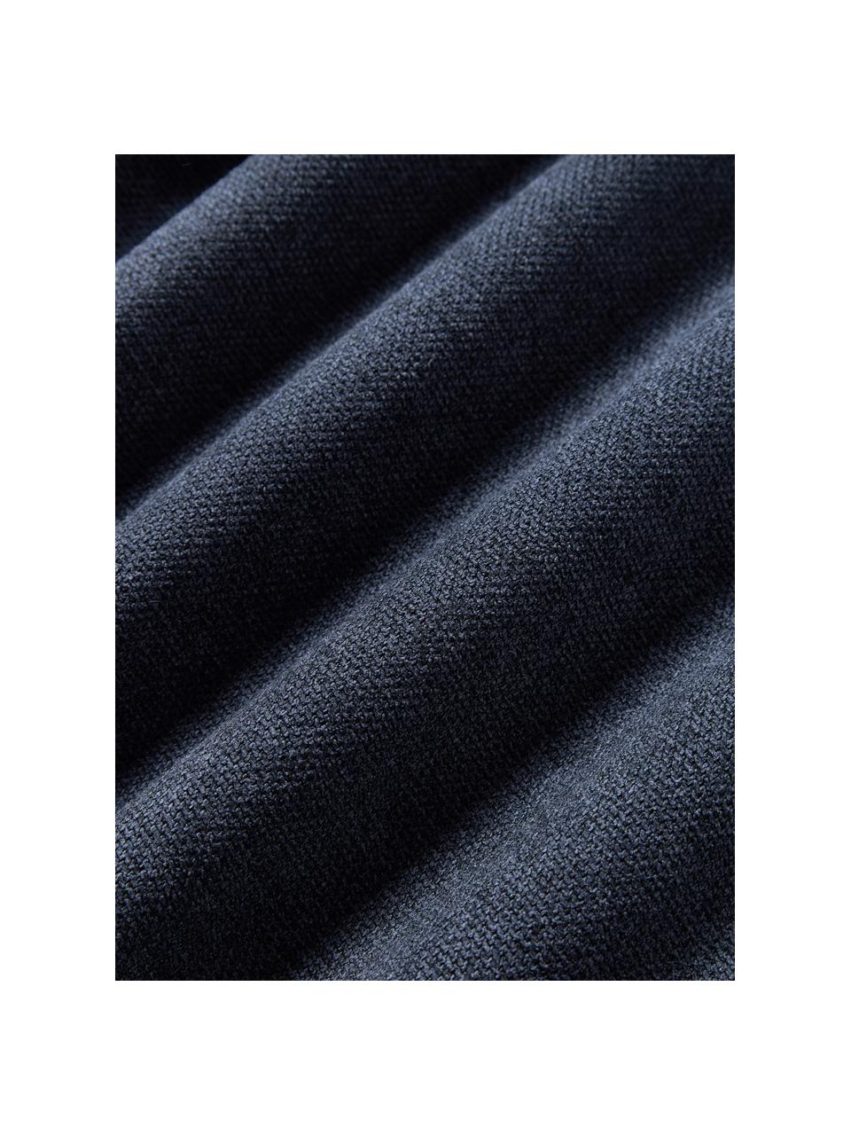 Sofa-Kissen Lennon, Hülle: 100 % Polyester, Webstoff Dunkelblau, B 70 x L 70 cm