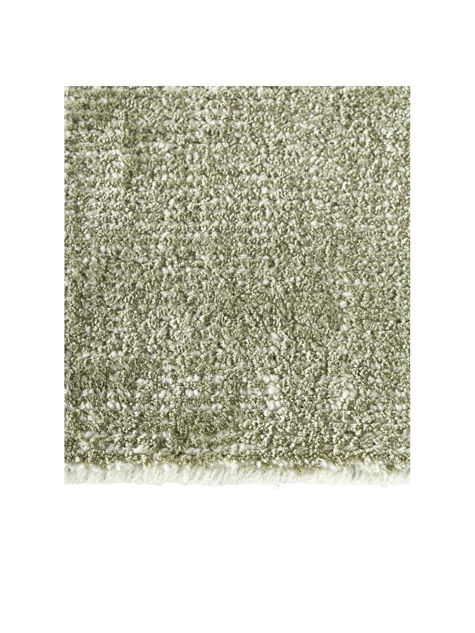 Tapis à poils ras tissé main Ainsley, 60 % polyester, certifié GRS
40 % laine, Vert sauge, larg. 160 x long. 230 cm
