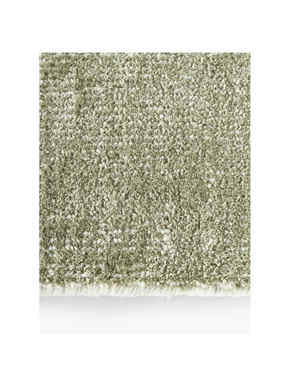 Tapis à poils ras tissé main Ainsley, 60 % polyester, certifié GRS
40 % laine, Vert clair, larg. 160 x long. 230 cm