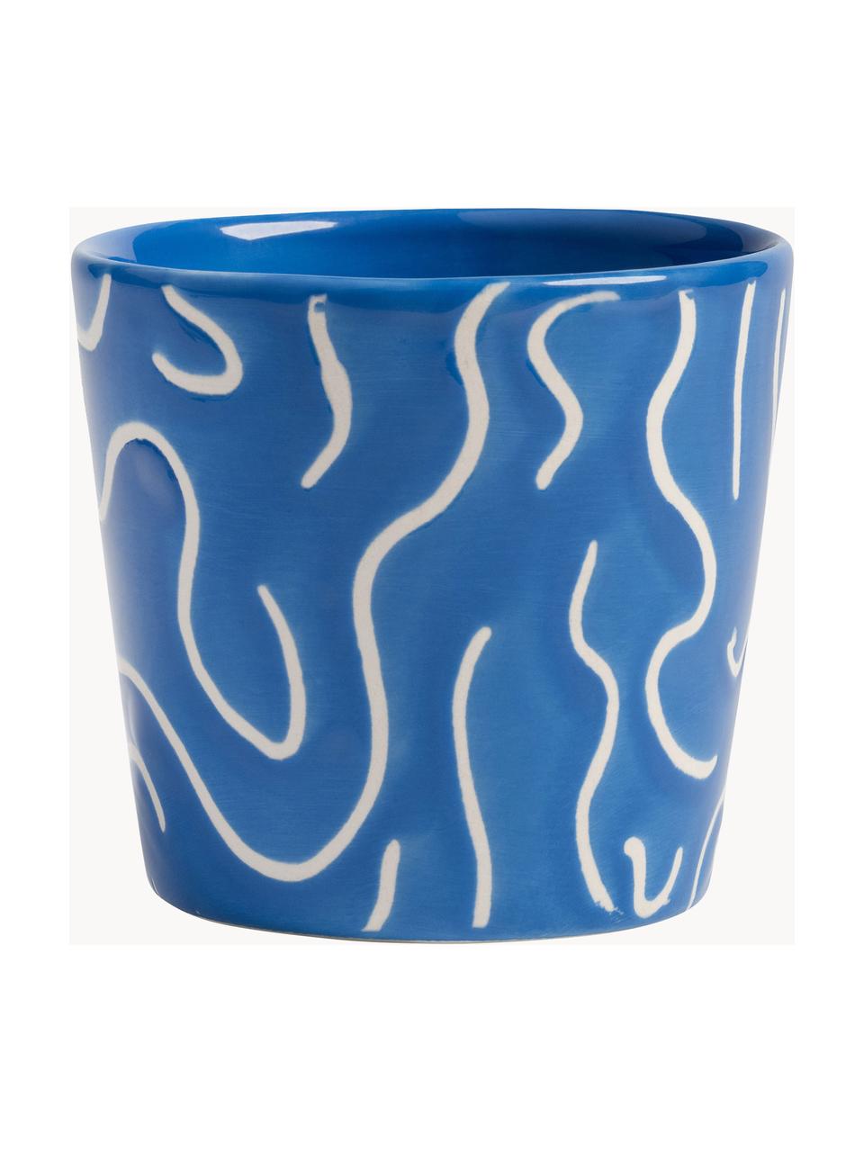 Súprava ručne vyrobených hrnčekov Soba, 4 diely, Porcelán, Viac farieb, Ø 7 x V 7 cm, 150 ml