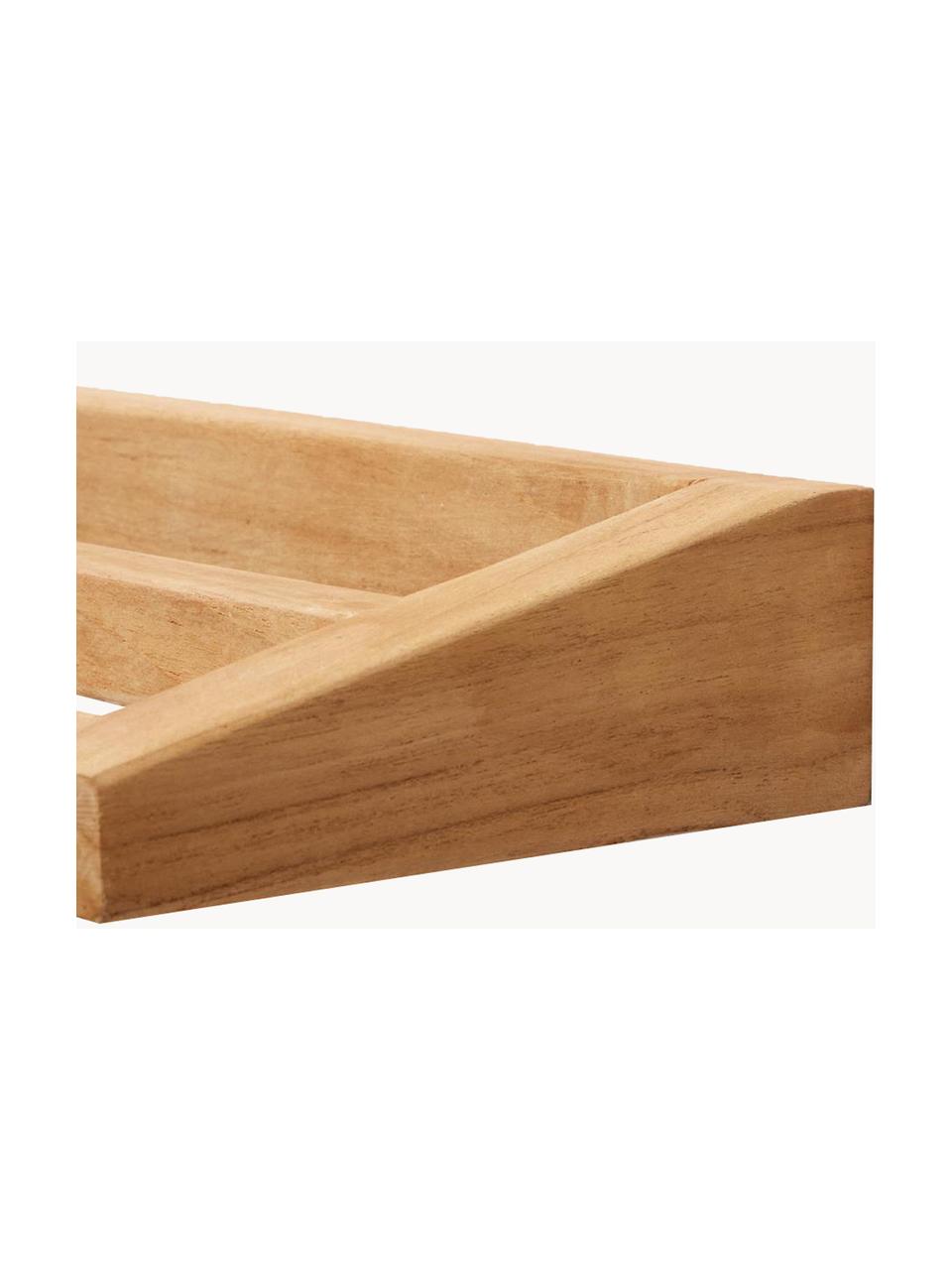 Półka łazienkowa z drewna tekowego Kenta, Drewno tekowe, Drewno tekowe, S 40 x W 5 cm