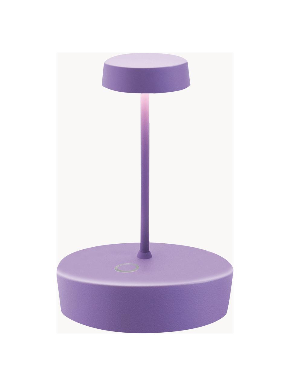 Lampe à poser LED mobile à intensité variable Swap Mini, Lilas, Ø 10 x haut. 15 cm