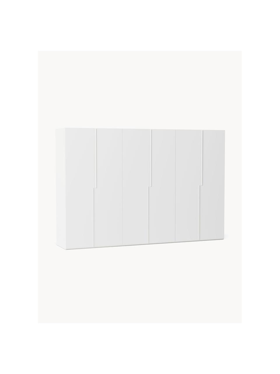 Armadio componibile ad ante girevoli Leon, larg. 300 cm, diverse varianti, Bianco, Interno Basic, larg. 300 x alt. 200 cm