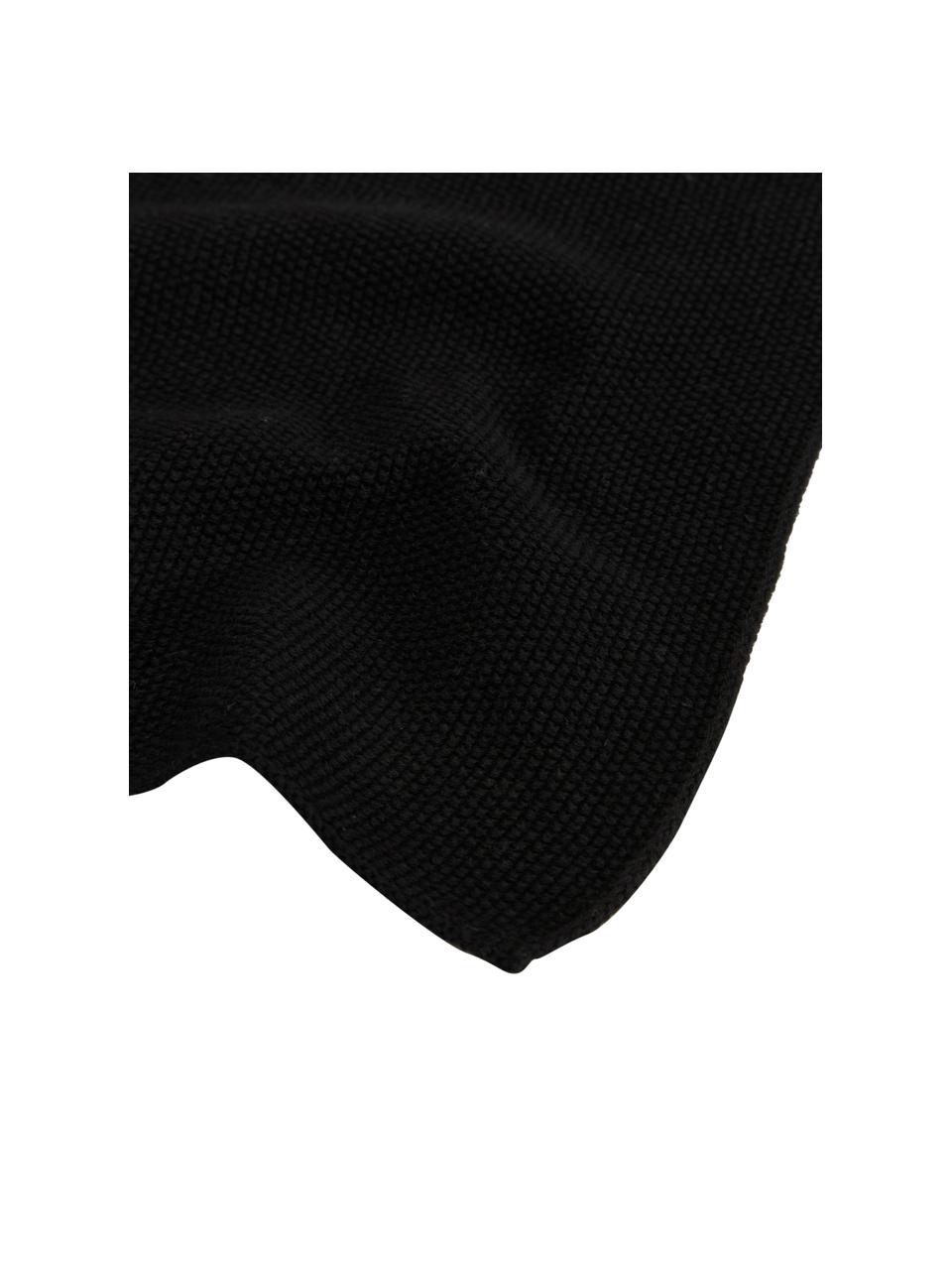 Bavlněné utěrky na nádobí Soft, 3 ks, 100 % bavlna, Černá, Š 29 cm, D 30 cm