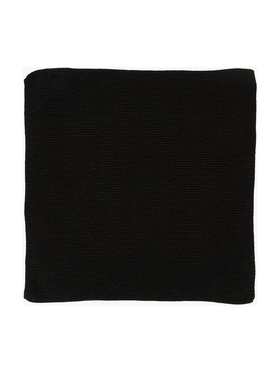 Torchons en coton Soft, 3 pièces, 100 % coton, Noir, larg. 29 x long. 30 cm