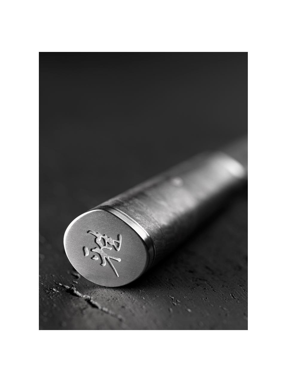 Santoku mes Miyabi, Mes: staalkwaliteit MC66, Zilverkleurig, greige, L 32 cm