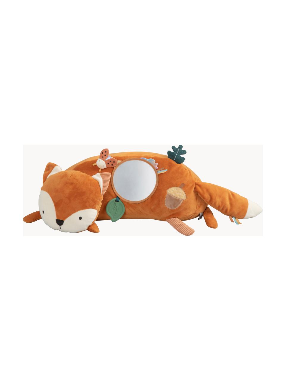 Cuscino da gioco Sparky the Fox, Rivestimento: 95% poliestere, 5% cotone, Arancione, multicolore, Larg. 43 x Lung. 27 cm