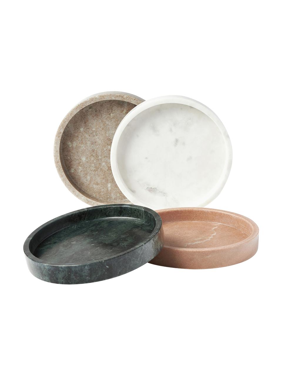 Plateau rond en marbre décoratif Venice, Marbre, Terracotta, marbré, Ø 25 cm
