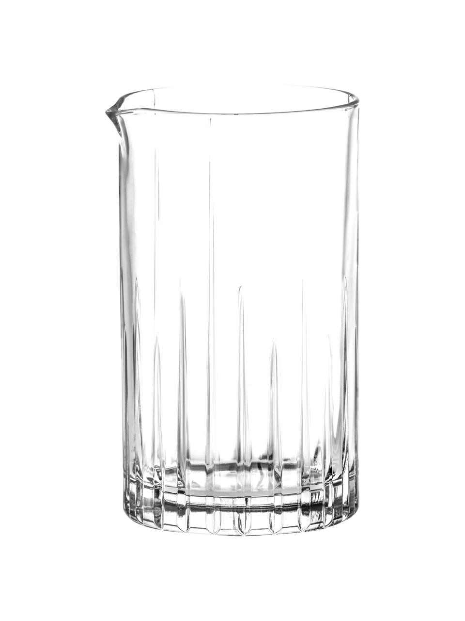 Szklanica barmańska ze szkła kryształowego Brocca, Szkło kryształowe, Transparentny, Ø 10 x W 16 cm