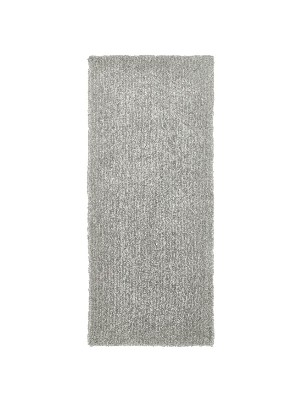 Pluizige hoogpolige loper Marsha, Groen, B 80 x L 200 cm