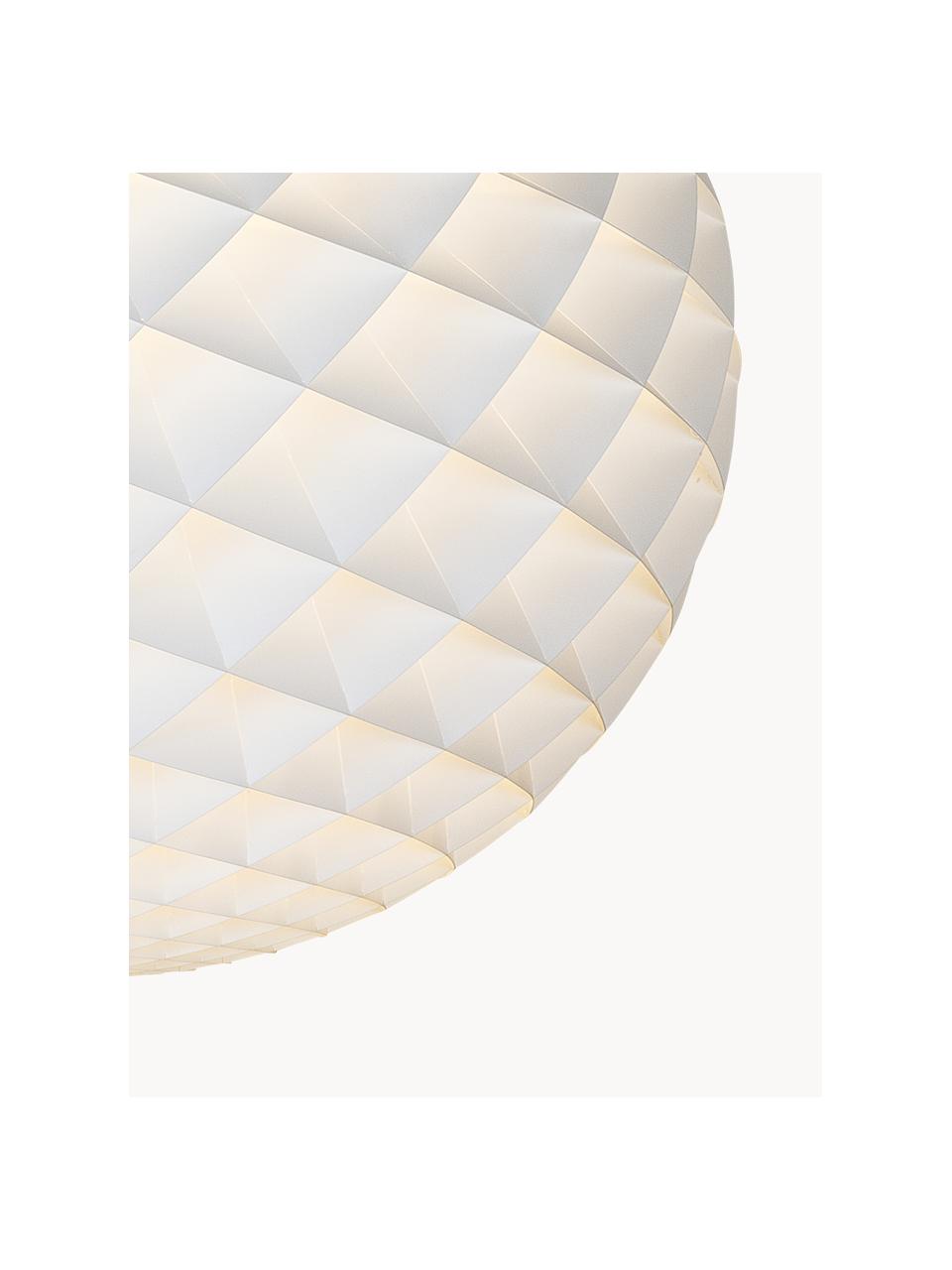 Pendelleuchte Patera, verschiedene Grössen, Lampenschirm: PVC-Folie, Baldachin: Aluminium, verchromt, Acr, Ohne Leuchtmittel, Ø 30 x H 31 cm