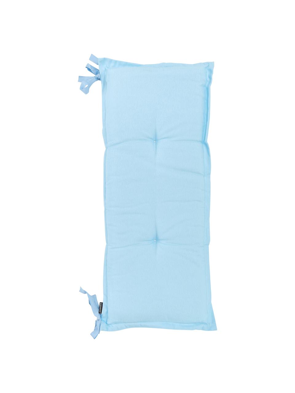 Coussin pour banc bleu ciel Panama, Bleu ciel