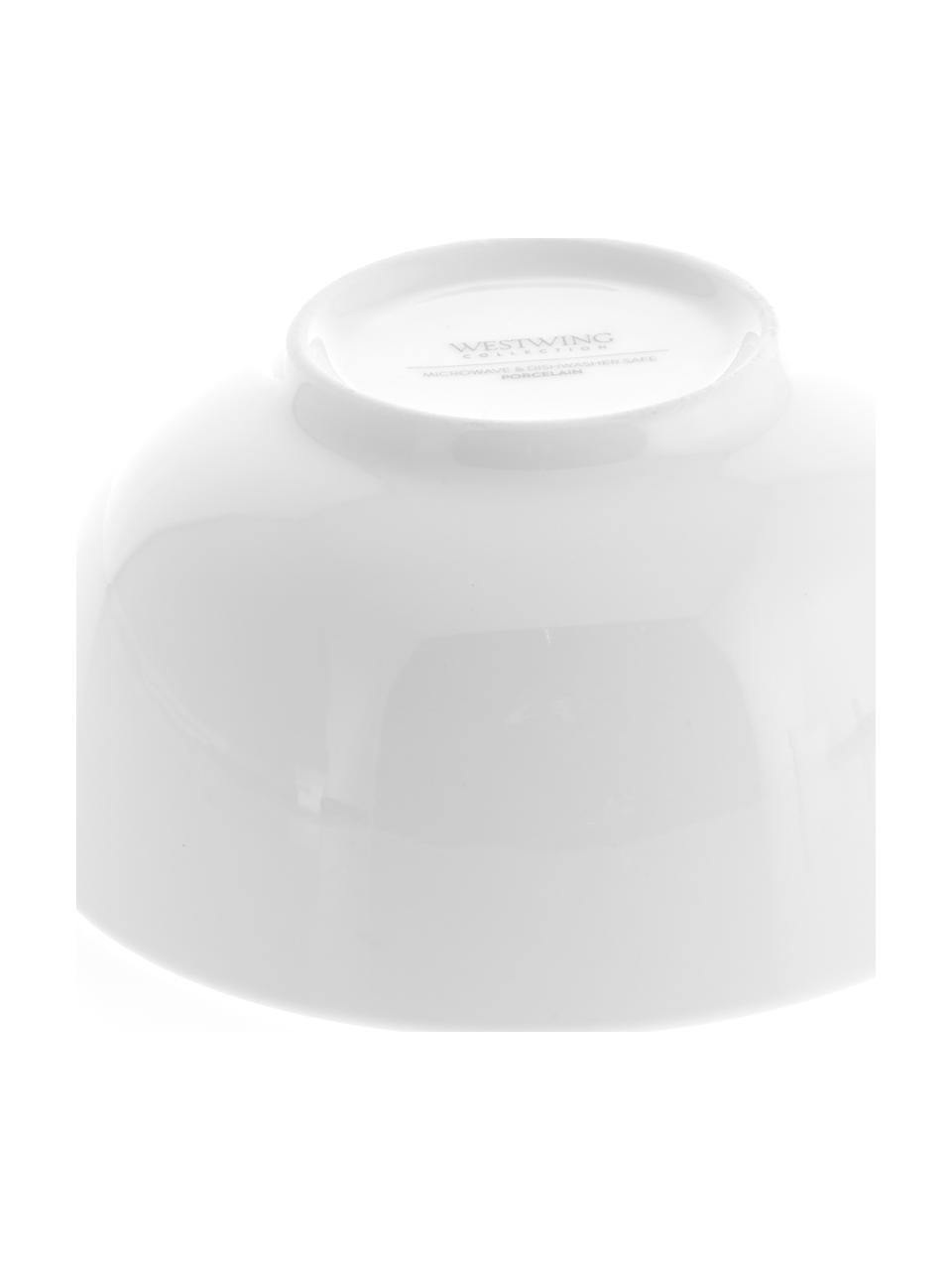 Porcelánové misky Delight, 4 ks, Porcelán, Bílá, Ø 14 cm, V 7 cm