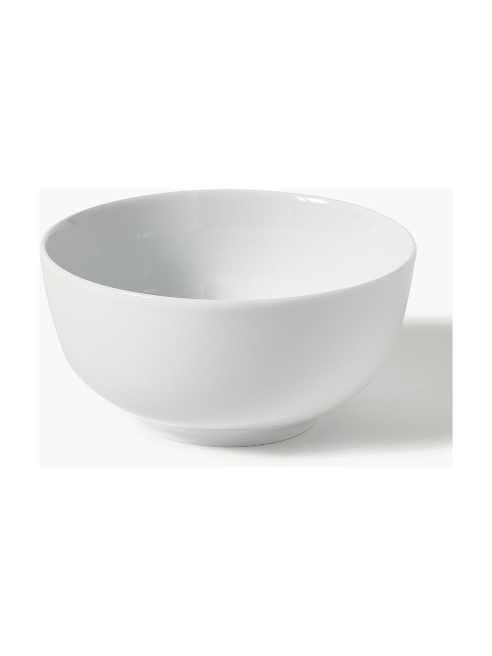 Miska z porcelany Delight, 4 szt., Porcelana, Biały, Ø 14 x W 7 cm