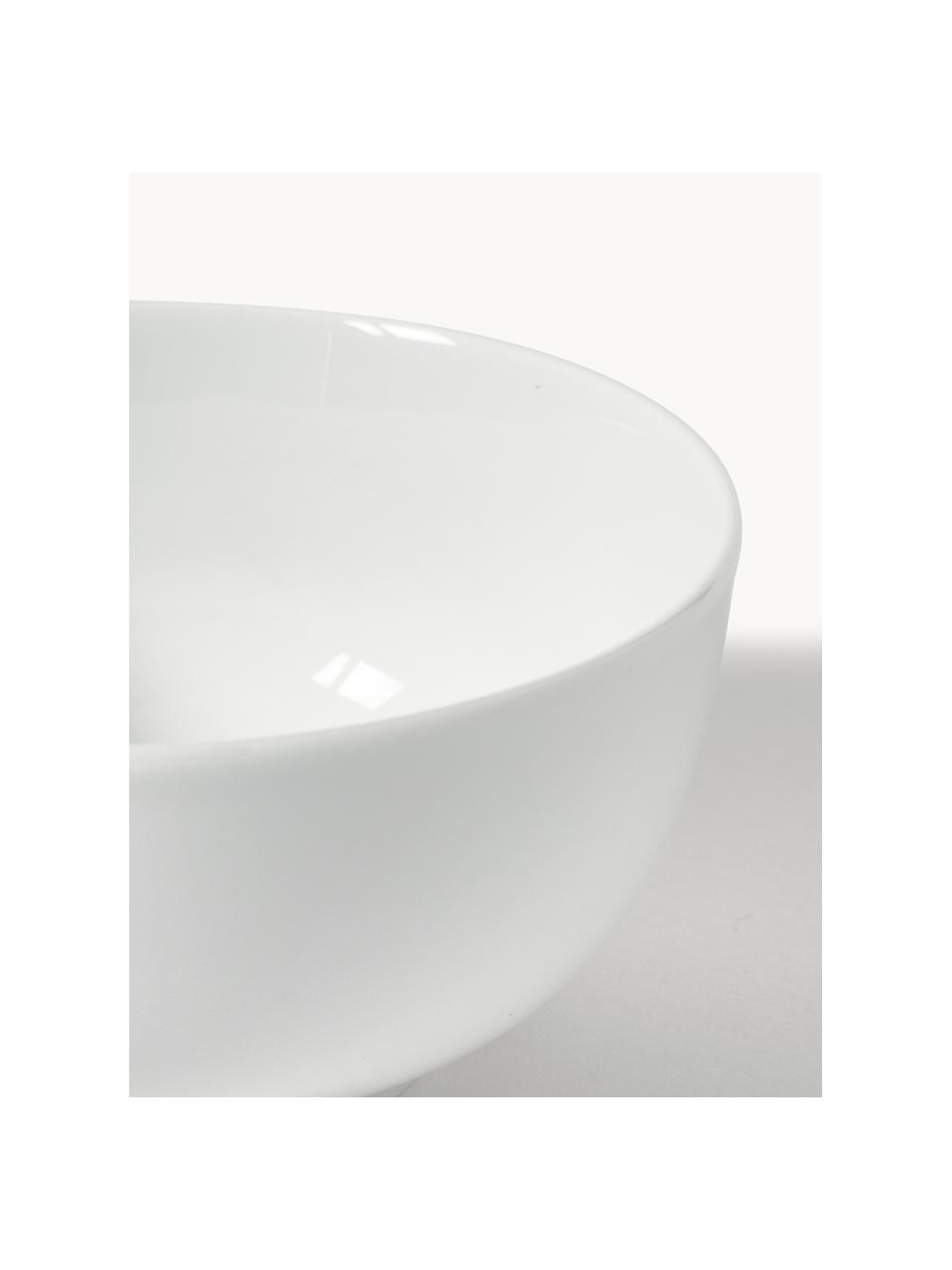 Cuencos de porcelana Delight, 4 uds., Porcelana, Blanco, Ø 14 x Al 7 cm