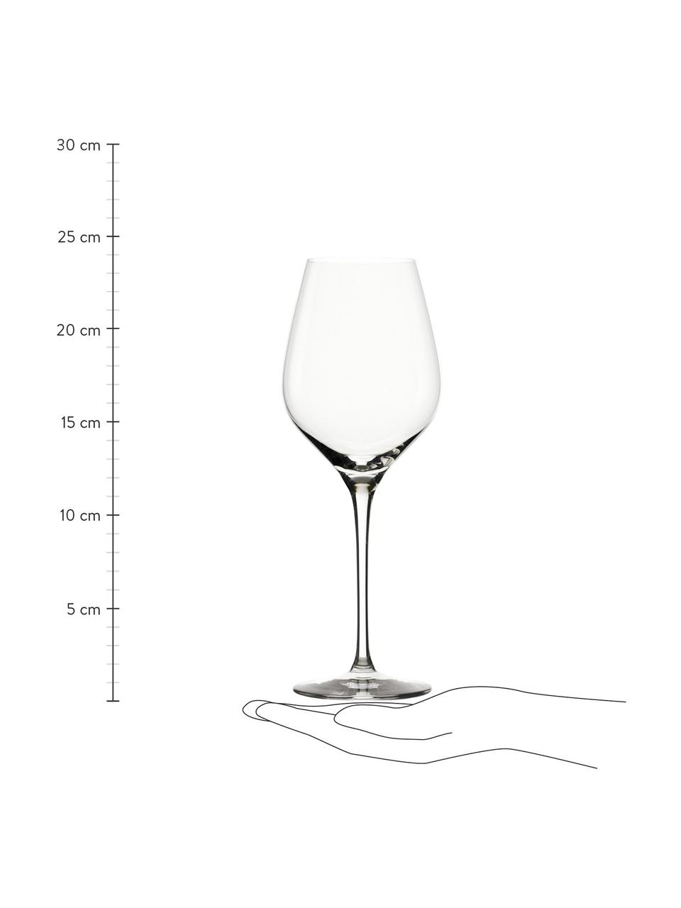Verre à vin rouge en cristal Exquisit, 6 pièces, Cristal, Transparent, Ø 7 x haut. 24 cm, 480 ml