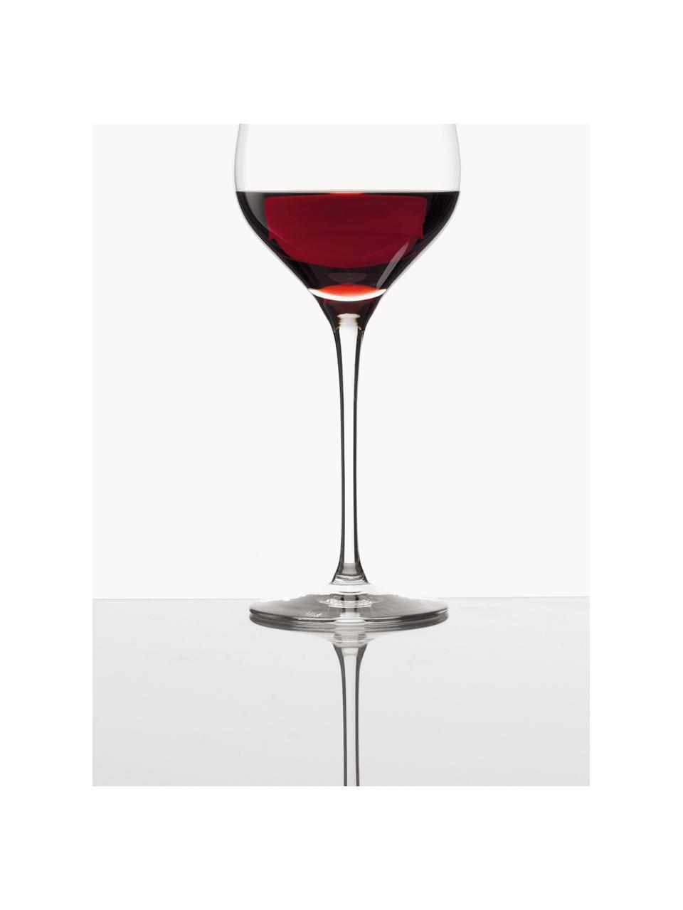 Kieliszek do czerwonego wina ze szkła kryształowego Exquisit, 6 szt., Szkło kryształowe, Transparentny, Ø 7 x W 24 cm, 480 ml