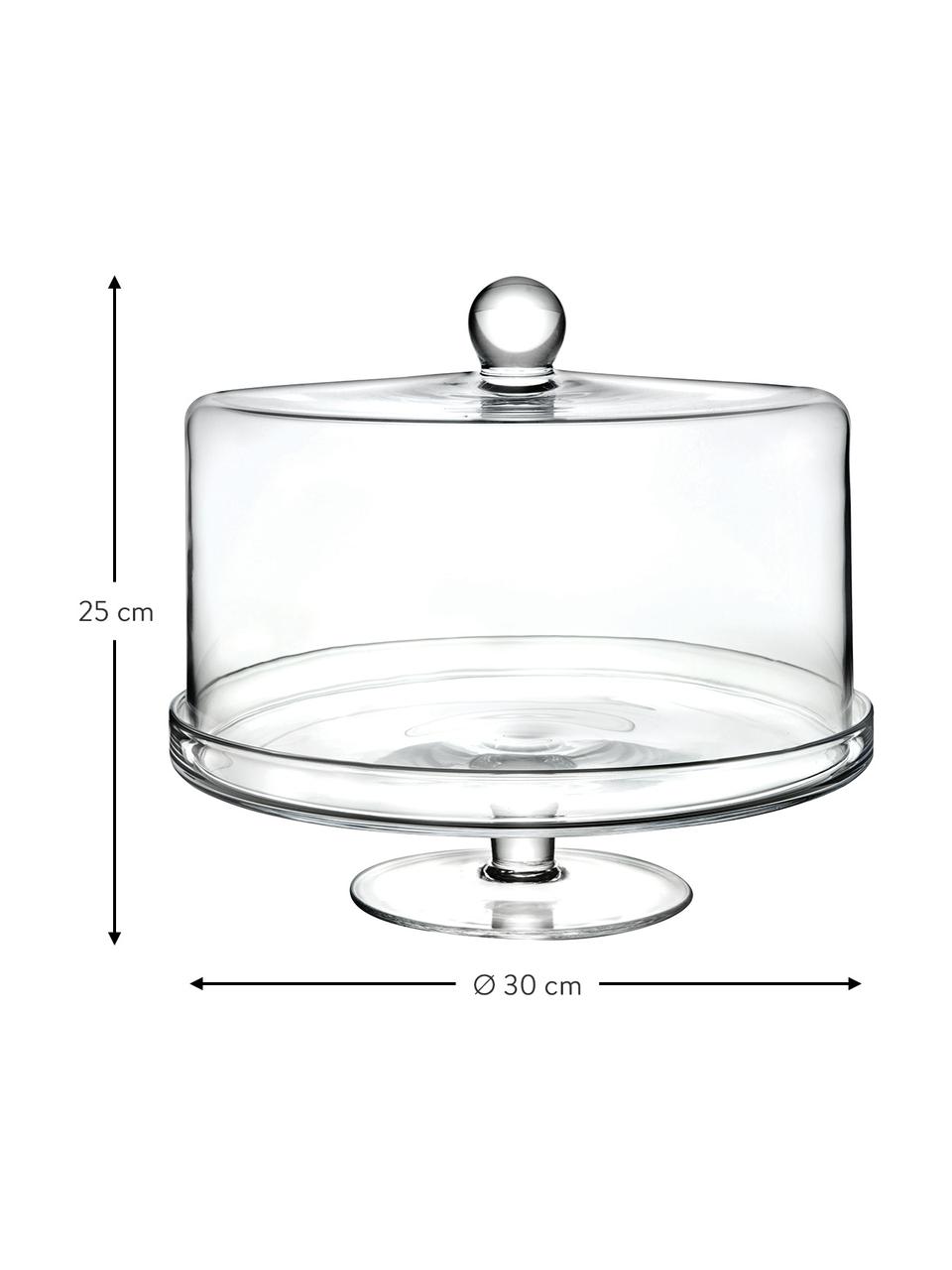 Tortenplatte Maja aus Kristallglas, Ø 30 cm, Luxion-Kristallglas, Transparent, Ø 30 x H 25 cm