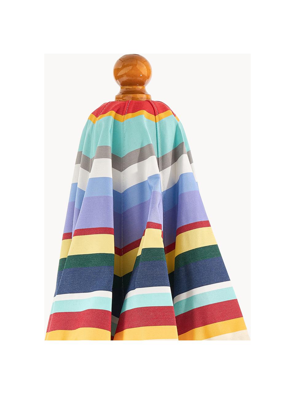 Parasol rond Classic, tailles variées, Multicolore, bois clair, Ø 210 x haut. 251 cm