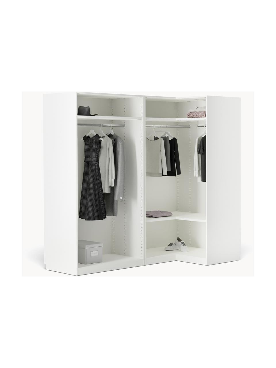 Armoire d'angle modulaire Simone, larg. 215 cm, plusieurs variantes, Bois, beige, Basic Interior : larg. 215 x haut. 200 cm, avec module d'angle