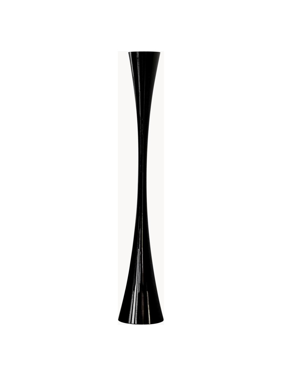 Grand lampadaire LED Biconica, Plastique, Noir, haut. 173 cm