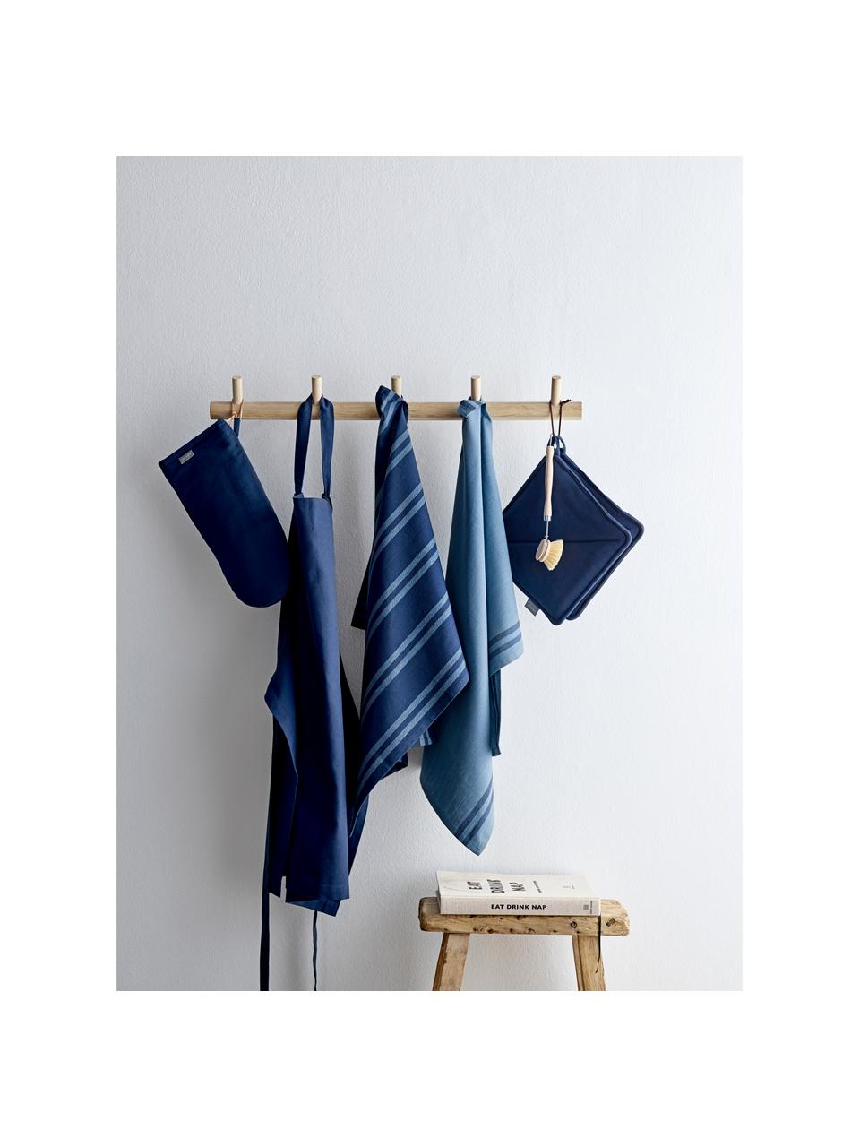 Kuchyňské chňapky Soft, 2 ks, 100 % bavlna, Tmavě modrá, Š 19 cm, V 5 cm