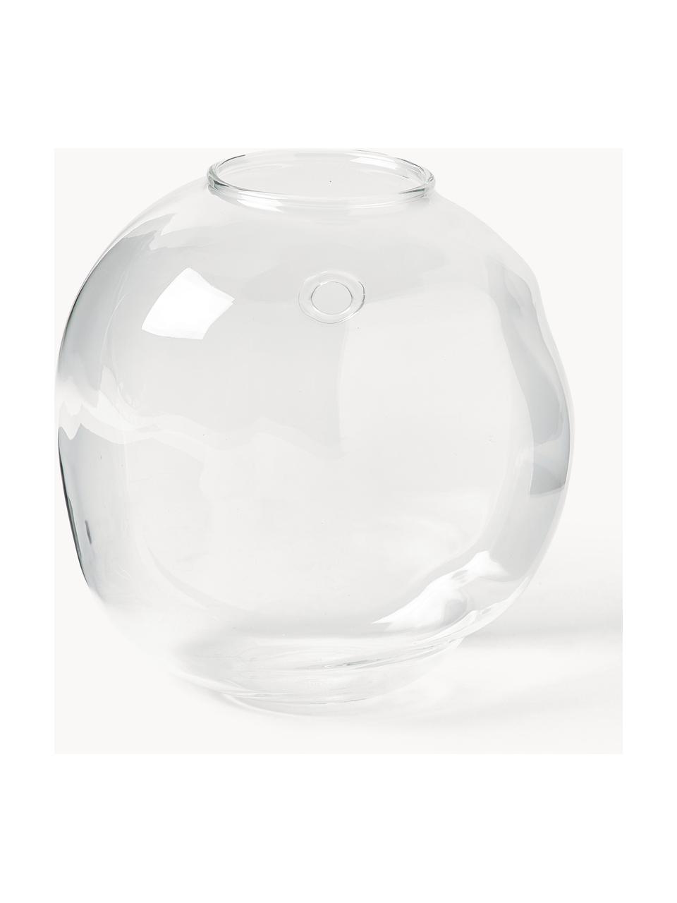 Nástěnná váza Pebble, Ø 15 cm, Sklo, Transparentní, Ø 15 cm, V 15 cm