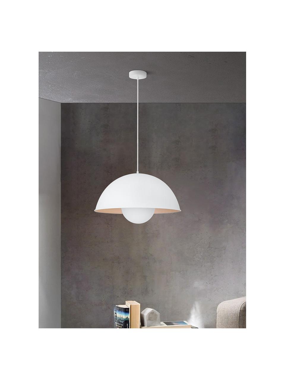 Lampa wisząca Fabriq, Biały, beżowy, Ø 41 x W 129 cm