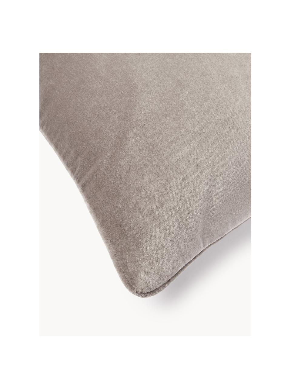 Samt-Kissenhülle Dana, 100 % Baumwolle

Das in diesem Produkt verwendete Material ist schadstoffgeprüft und zertifiziert nach STANDARD 100 by OEKO-TEX®, 21.HCN.84376, Hohenstein, Taupe, B 40 x L 40 cm