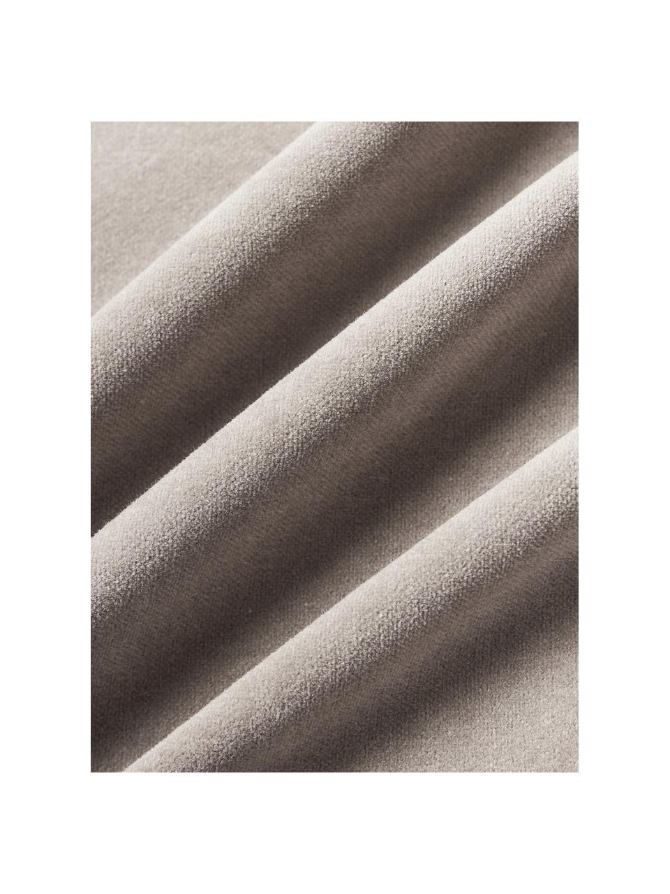 Housse de coussin en velours Dana, 100 % coton

Le matériau est certifié STANDARD 100 OEKO-TEX®, 21.HCN.84376, Hohenstein, Taupe, larg. 40 x long. 40 cm