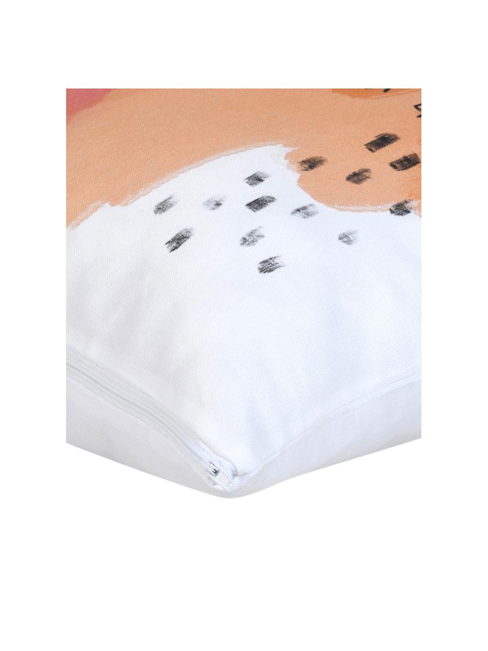 Funda de cojín Trust diseño Kera Till, 100% algodón, Blanco, multicolor, An 40 x L 40 cm