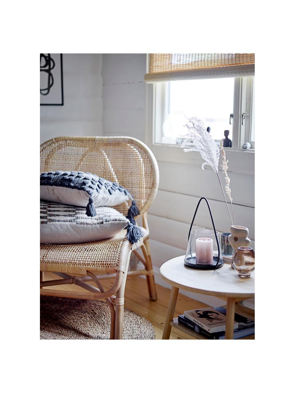Rotan loungefauteuil Rosen in beige, Rotan, Beige, 70 x 68 cm