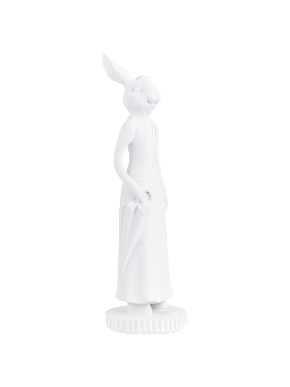 Figura decorativa Lady, Plástico, Blanco, An 6 x Al 19 cm