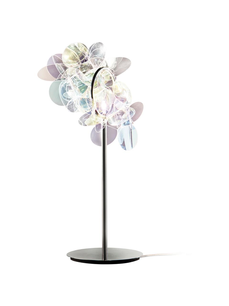 Design tafellamp Mille Bolle, Lampenkap: technopolymeer Cristalfle, Lampvoet: staal, Multicolour, 22 x 41 cm