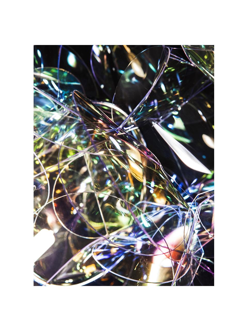 Design Tischlampe Mille Bolle, Lampenschirm: Technopolymer Cristalflex, Lampenfuß: Stahl, Mehrfarbig, 22 x 41 cm