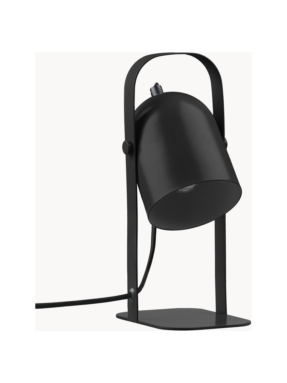 Lampe à poser orientable Nesvik, Noir, larg. 11 x haut. 29 cm