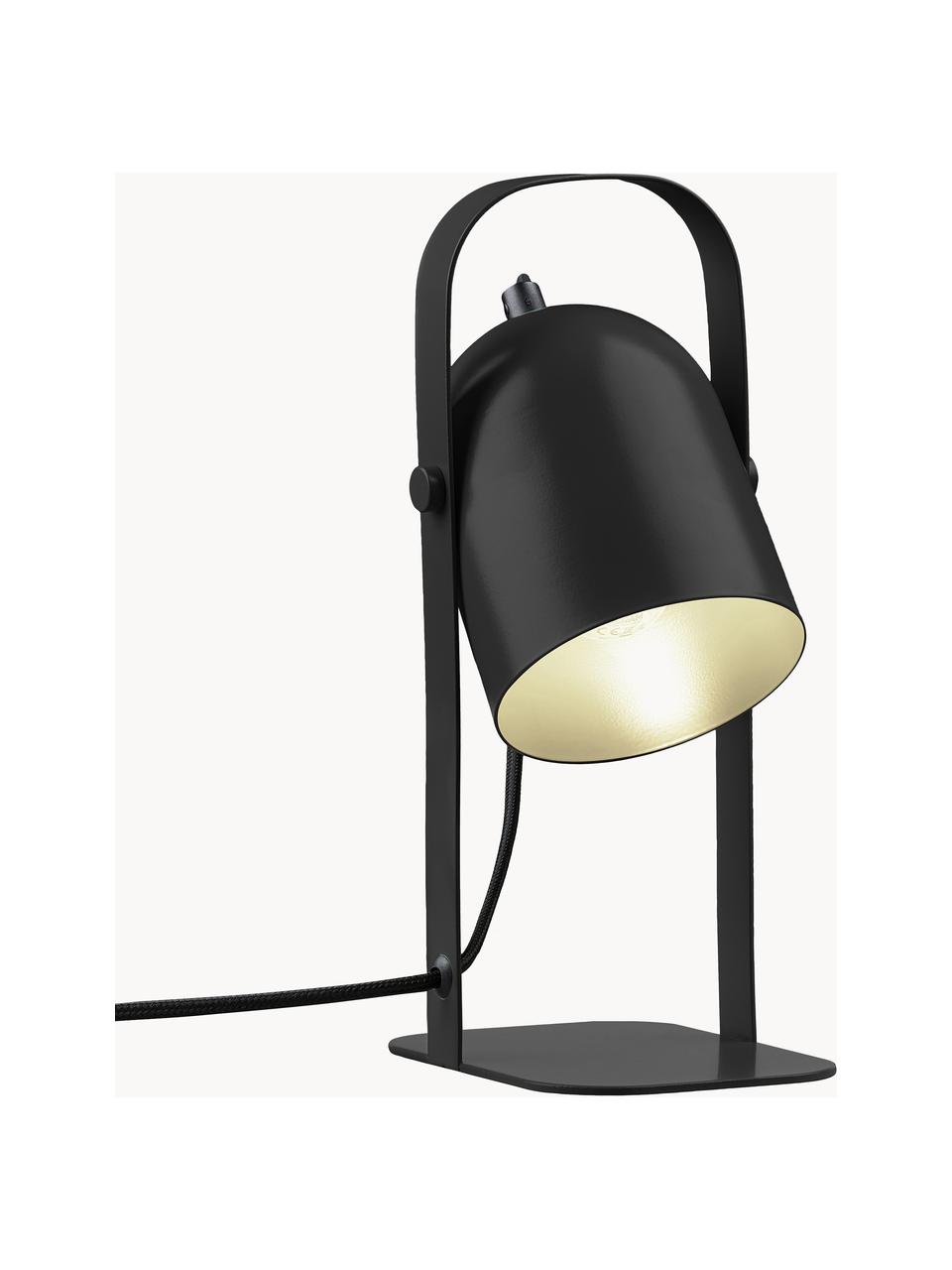 Nastavitelná stolní lampa Nesvik, Černá, Š 11 cm, V 29 cm