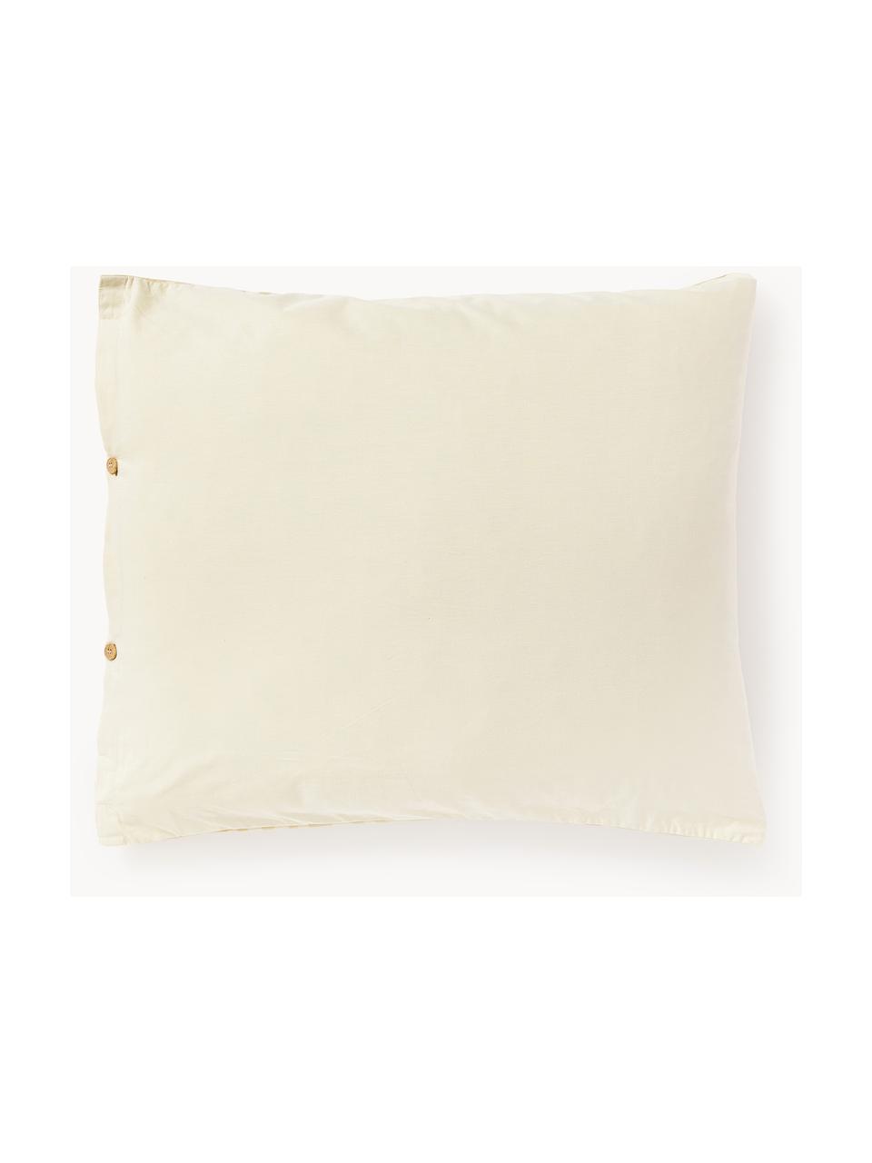 Bavlněný povlak na polštář Chase, Tlumeně bílá, Š 40 cm, D 80 cm