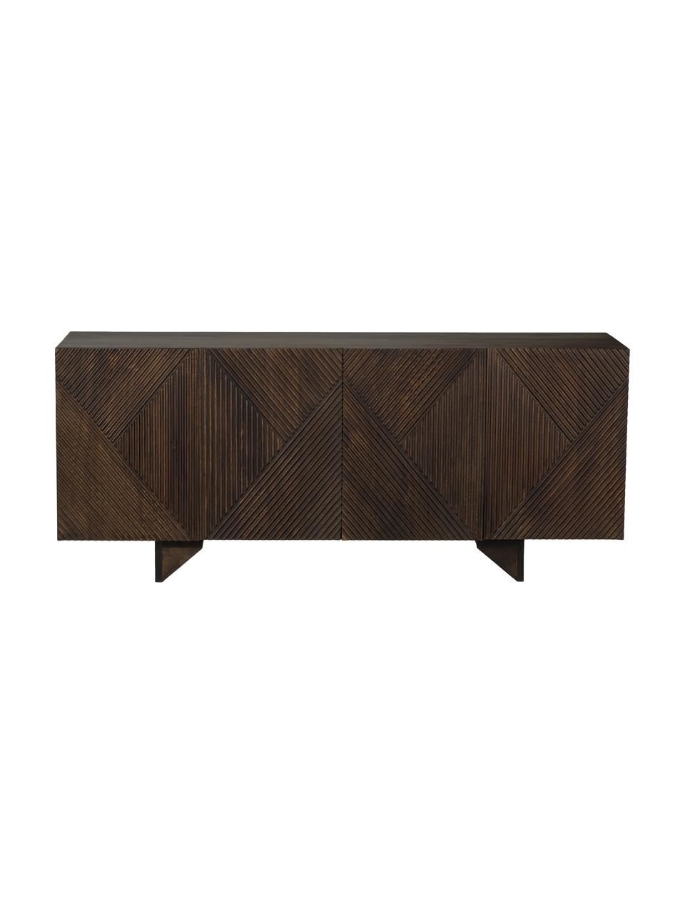Komoda z masívneho dreva Louis, Mangové drevo, Š 177 x V 75 cm