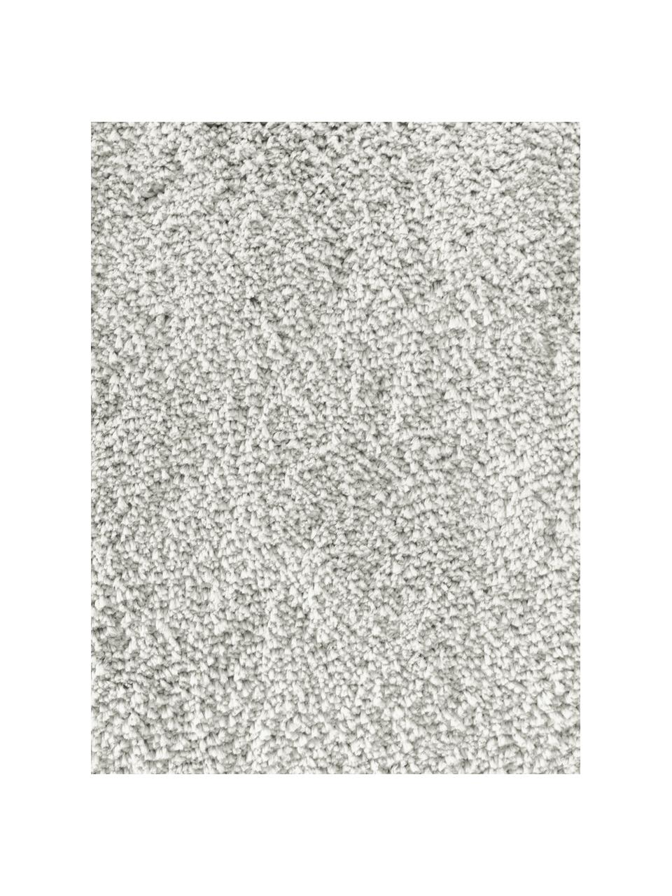 Flauschiger Hochflor-Teppich Leighton, Flor: Mikrofaser (100 % Polyest, Hellgrau, B 80 x L 150 cm (Größe XS)