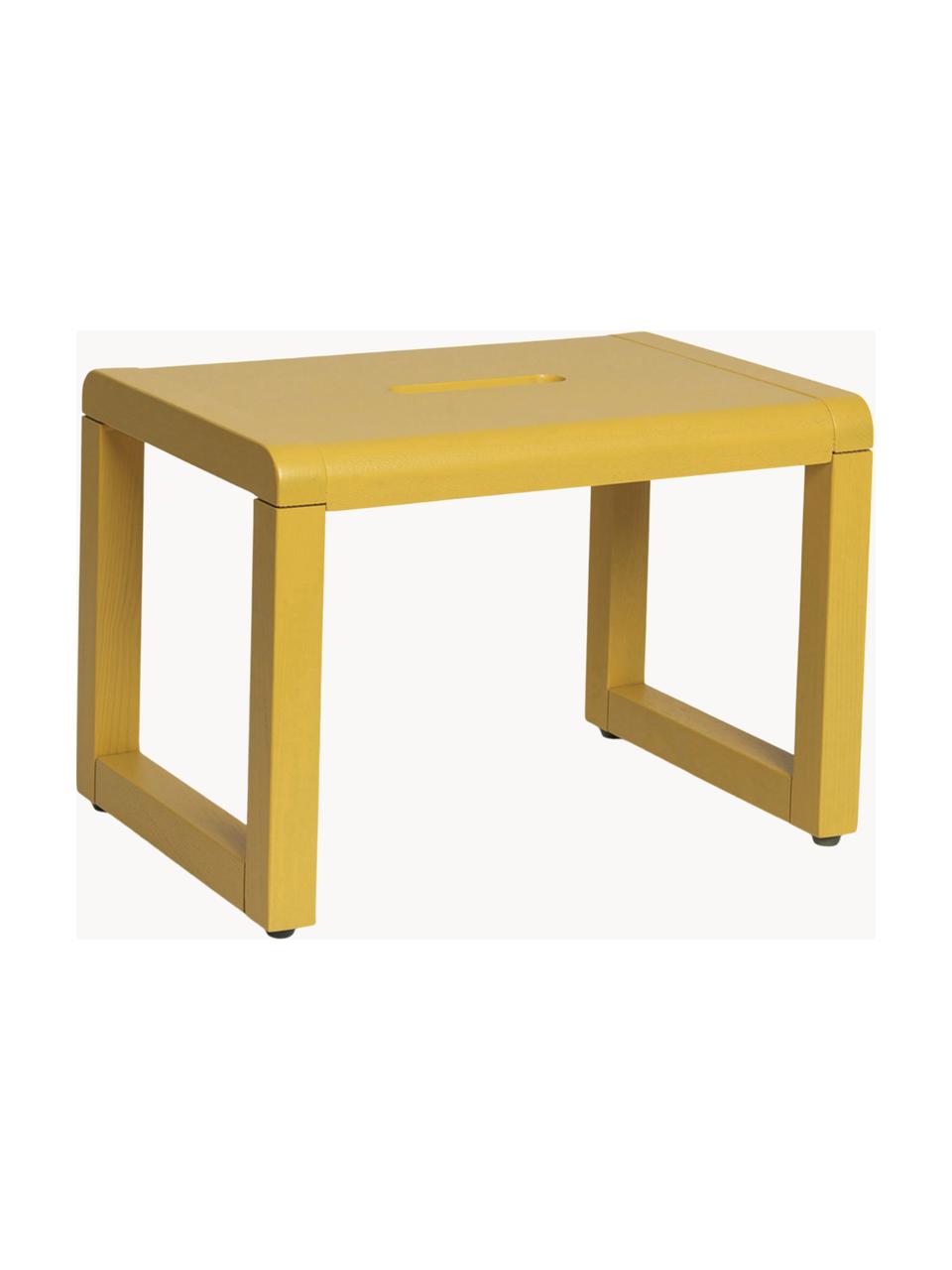 Holz-Kinderhocker Little Architect, Eschenholz, Eschenholzfurnier, Mitteldichte Holzfaserplatte (MDF)

Dieses Produkt wird aus nachhaltig gewonnenem, FSC®-zertifiziertem Holz gefertigt., Senfgelb, B 33 x H 23 cm