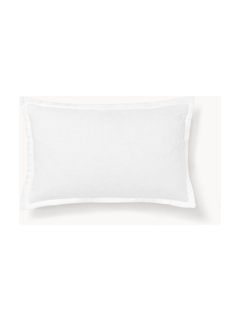 Copricuscino in lino con cucitura rialzata Jaylin, 100% lino

Il lino per natura ha un tatto piuttosto grossolano e un aspetto naturale increspato. L'alta resistenza allo strappo rende il lino resistente all'abrasione e all'usura

Il materiale utilizzato in questo prodotto è stato testato per sostanze nocive e certificato secondo STANDARD 100 by OEKO-TEX®, 6760CIT, CITEVE., Bianco, Larg. 30 x Lung. 50 cm